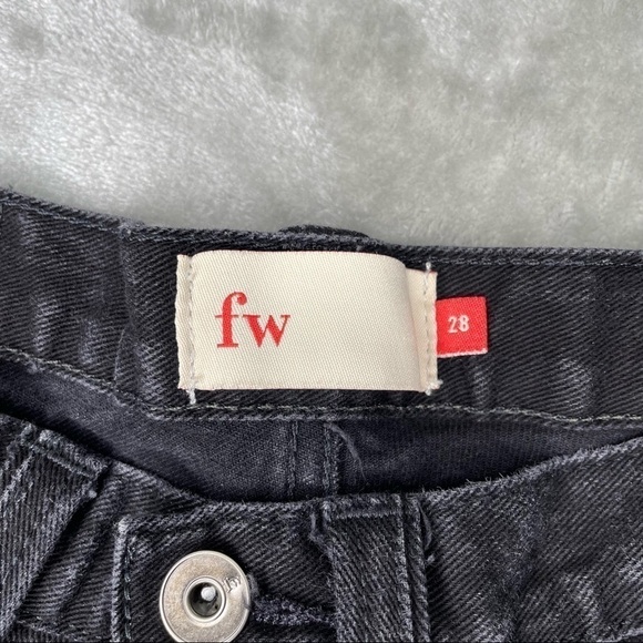 Free World Night Train Regular Black Jeans Size 28 - Picture 5 of 10